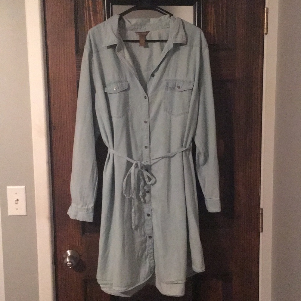 Cotton Denim looking dress